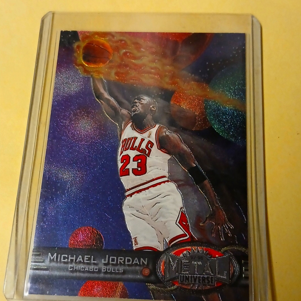 1997 Skybox Metal Universe Michael Jordan Card